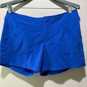 Athleta Shorts Costa Activewear Athletic Performance  Blue Women’s Size 2‎
